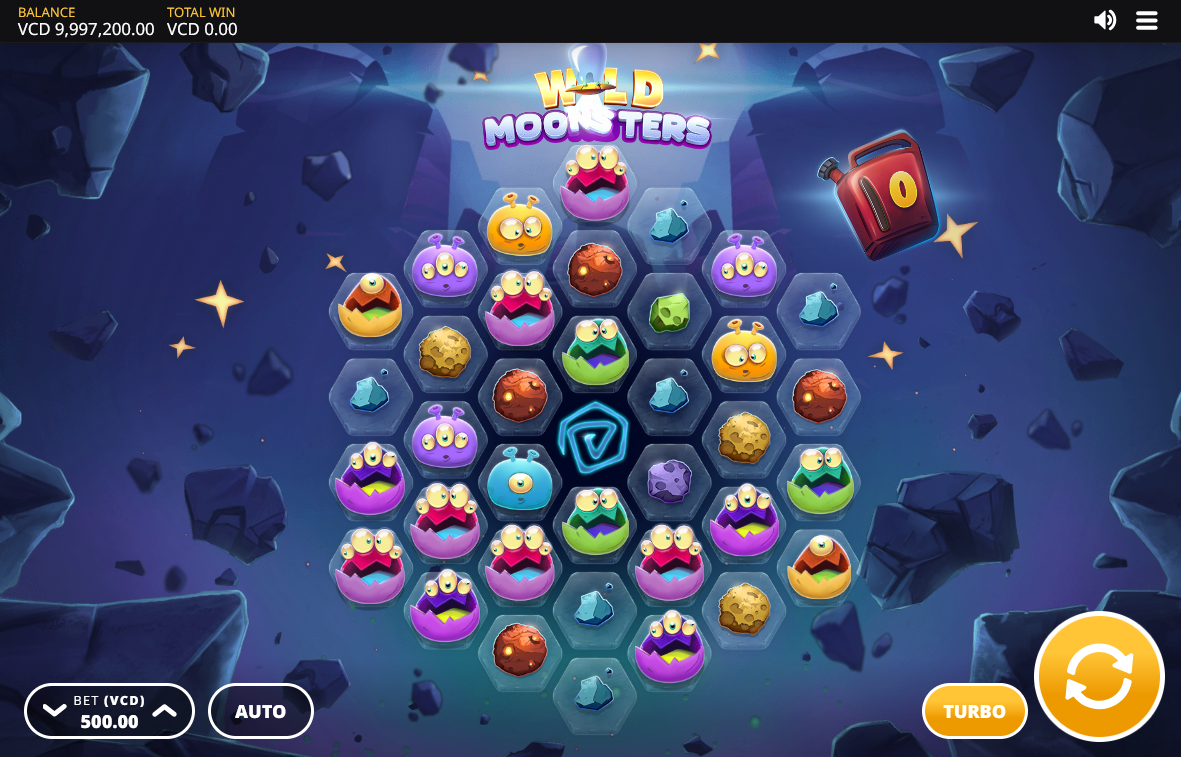 wild moonsters slot base game by silverback gaming