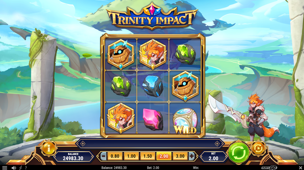 trinity impact slot base game by play'n go