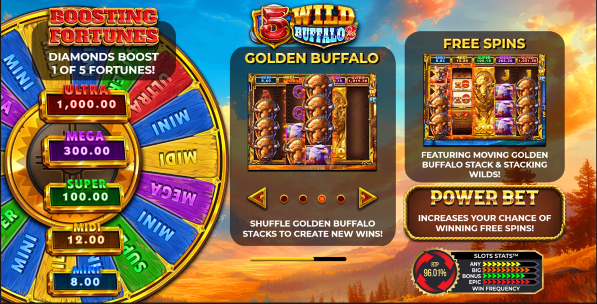 Different features in 5 Wild Buffalo 2 by 4ThePlayer