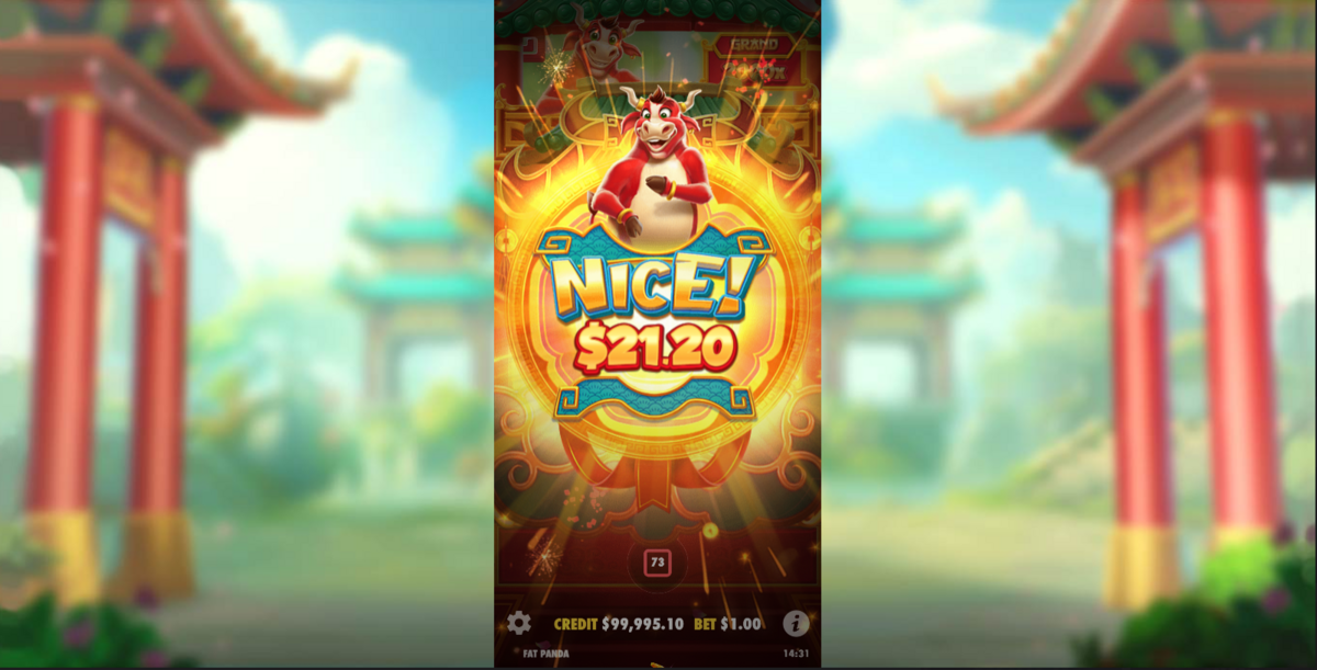 A win in Lucky Ox by Pragmatic Play