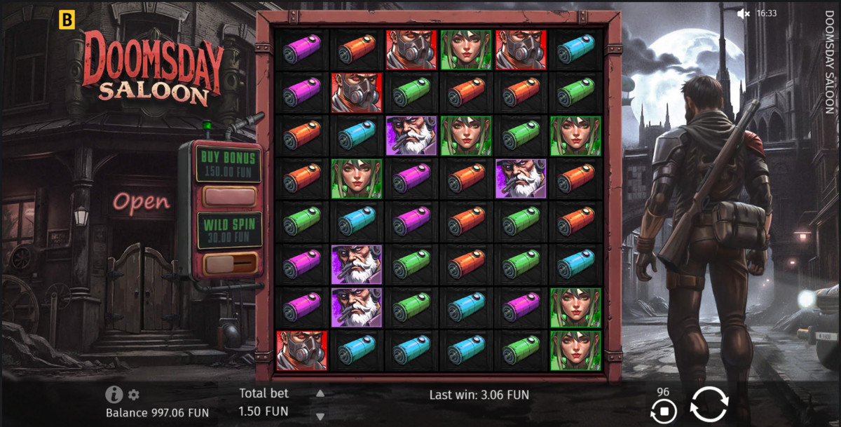 base game of Doomsday Saloon by BGaming