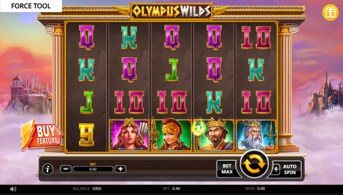 base game of Olympus Wilds by SwinttSelect