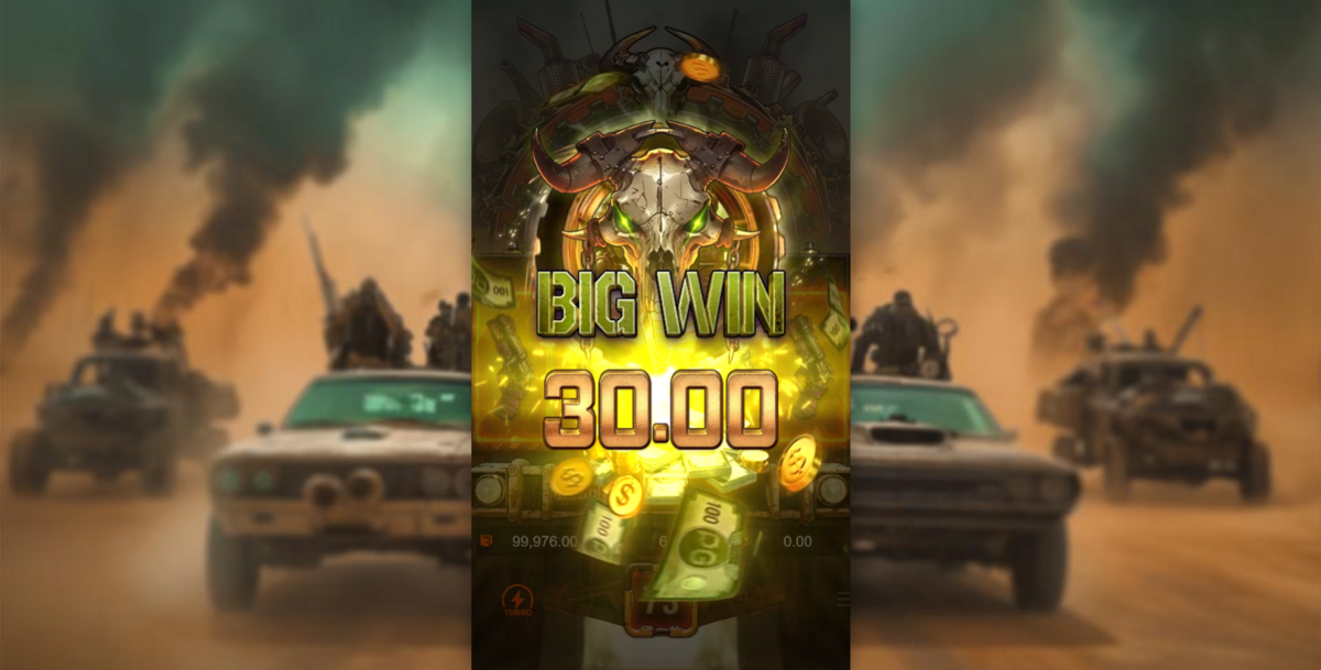 big win in Doomsday Rampage by PG Soft