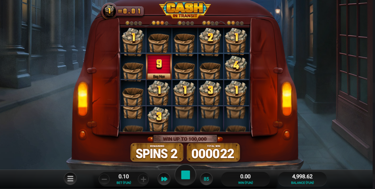 Respins in Cash in Transit by Relax Gaming
