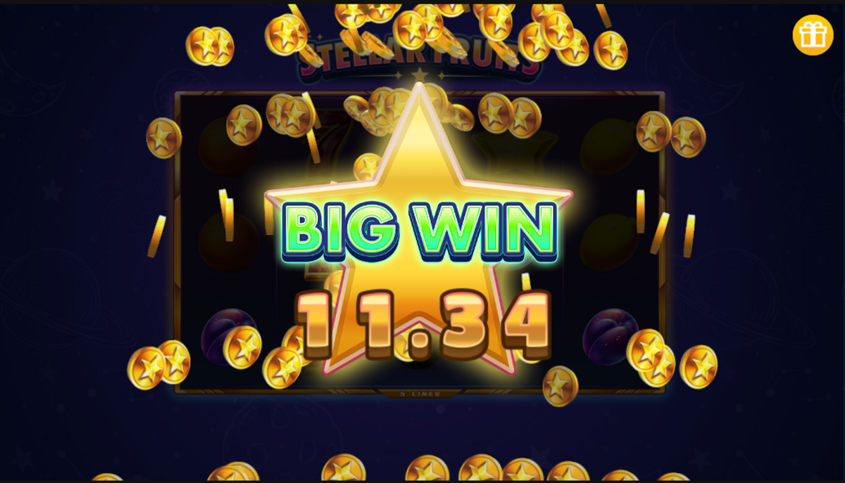 A big win in Stellar Fruits by ICONIC21