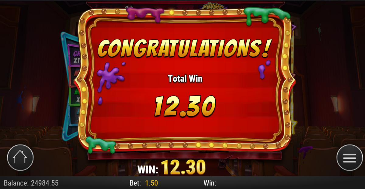 a win in Treats of Terror by Play'n GO