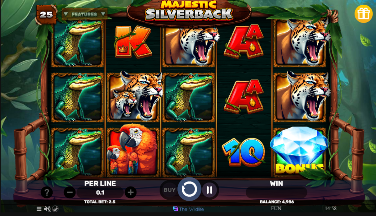 base game of Majestic Silverback by Spinomenal