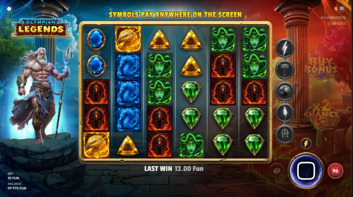 base game of Olympian Legends by Galaxsys