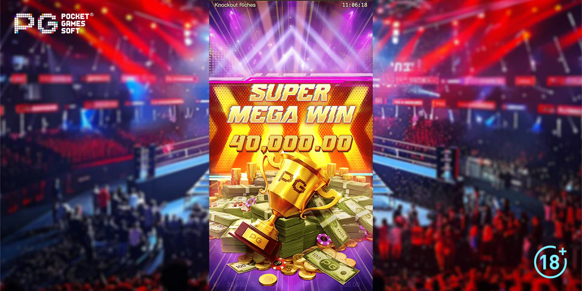 super mega win in Knockout Riches by PG Soft