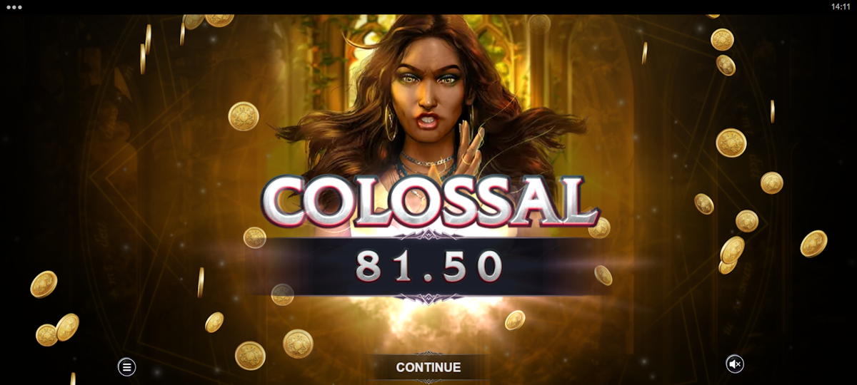 A colossal win in Immortal Romance Vein of Gold by Stormcraft Studios