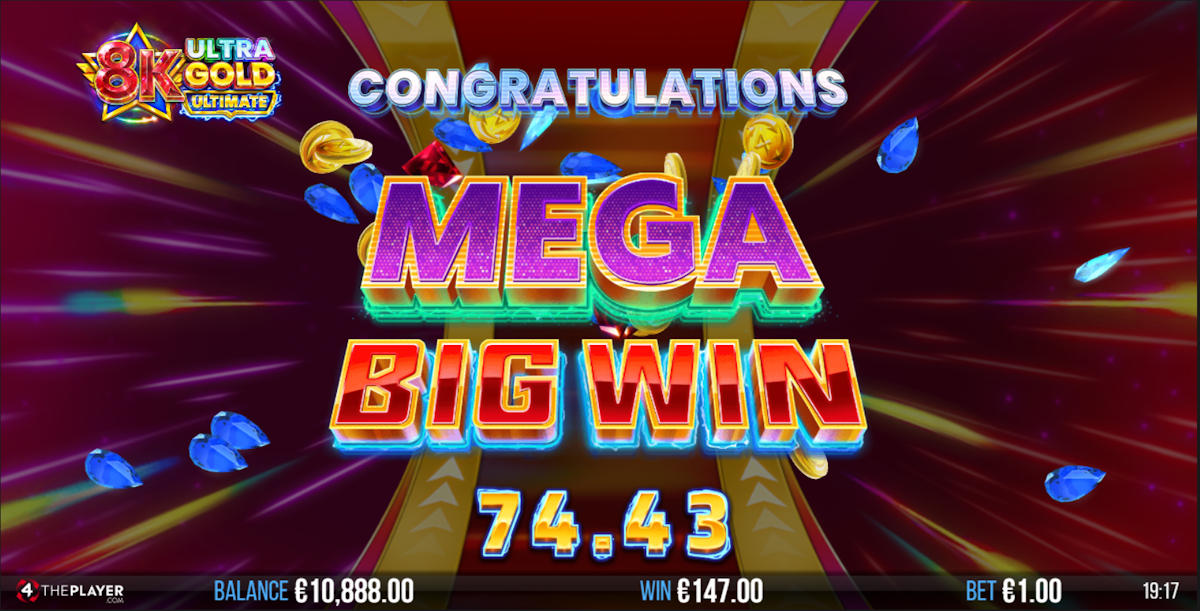 A mega big win in 𝟴𝗞 𝗨𝗹𝘁𝗿𝗮 𝗚𝗼𝗹𝗱 𝗨𝗹𝘁𝗶𝗺𝗮𝘁𝗲 by 4ThePlayer