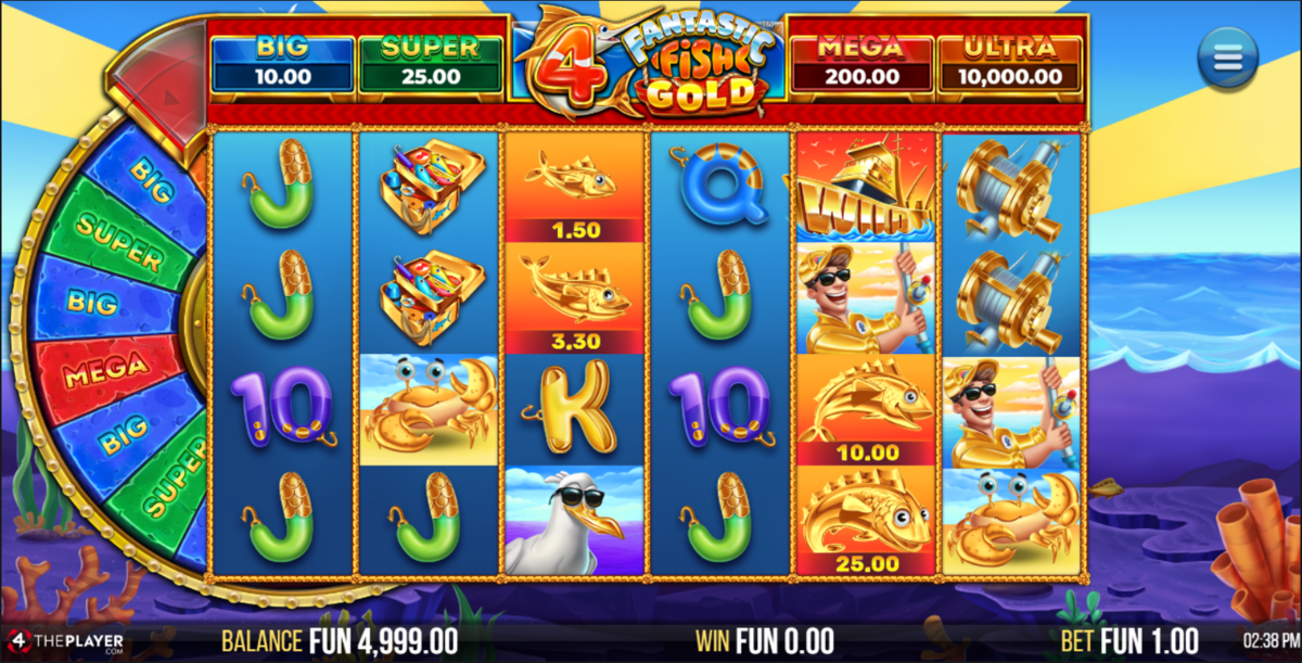 Base game of 4 Fantastic Fish Gold by 4ThePlayer