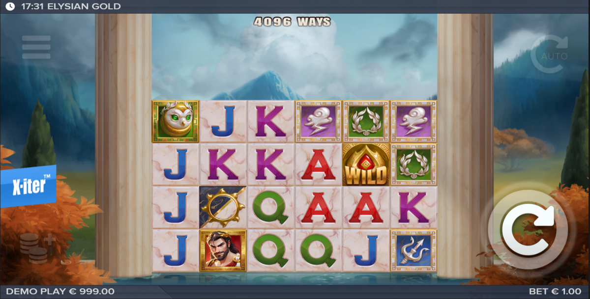 Base game of Elysian Gold by ELK Studios