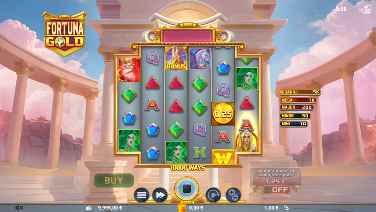 Base game of Fortuna Gold by SlotMatrix