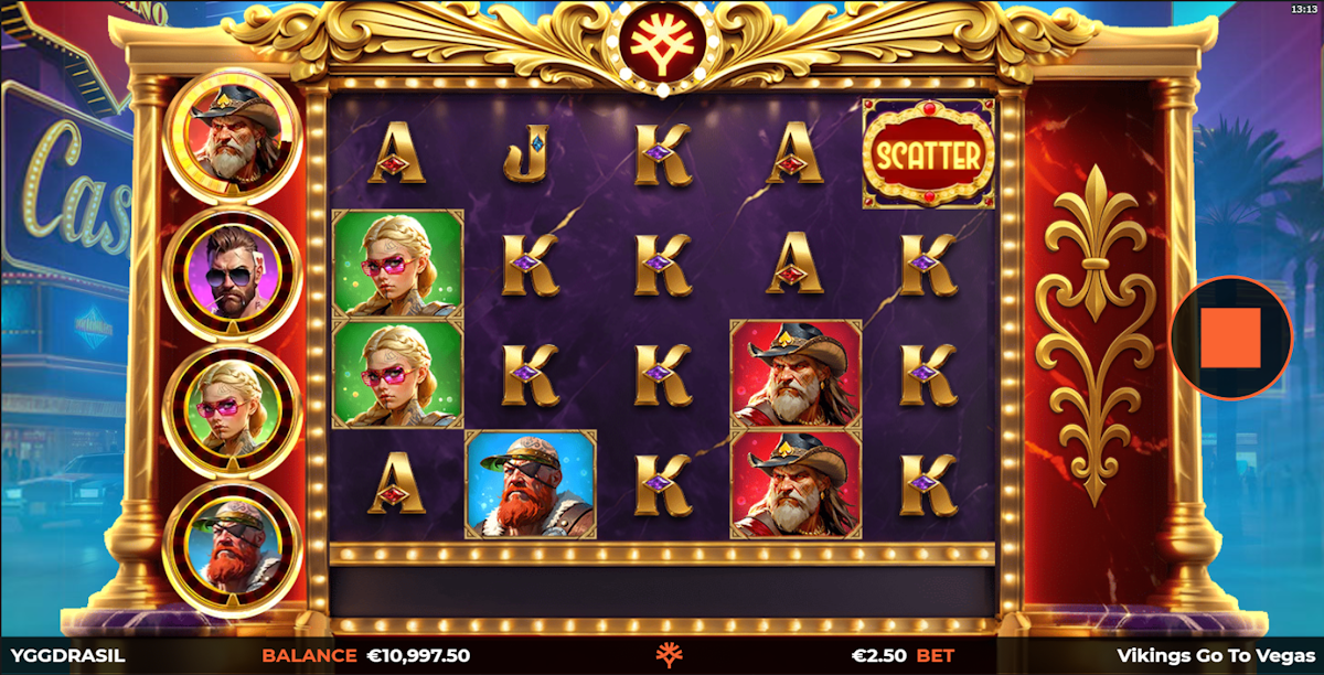 Base game of Vikings Go To Vegas Wild Fight by Yggdrasil Gaming