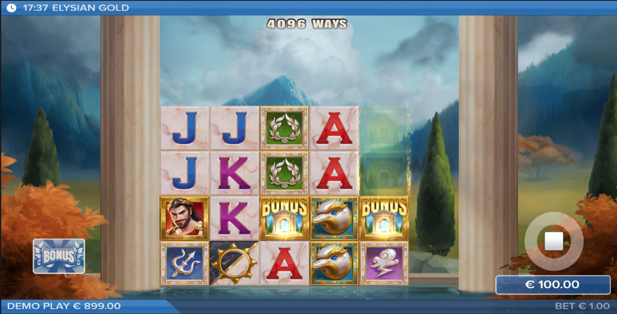 Bonus mode in Elysian Gold by ELK Studios