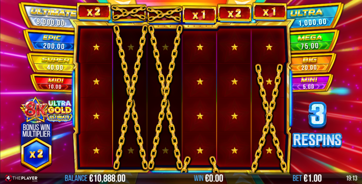 Bonus respins in 𝟴𝗞 𝗨𝗹𝘁𝗿𝗮 𝗚𝗼𝗹𝗱 𝗨𝗹𝘁𝗶𝗺𝗮𝘁𝗲 by 4ThePlayer
