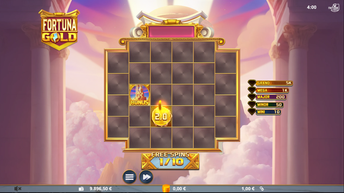 Free spins in Fortuna Gold by SlotMatrix