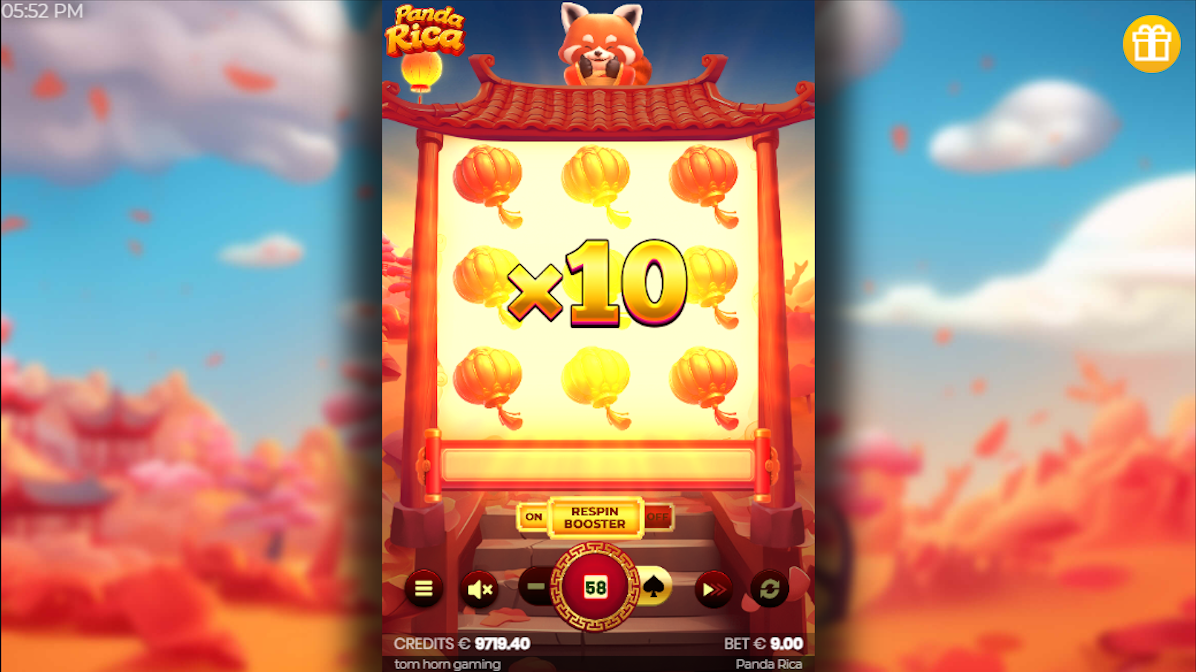10x multiplier unlocked in Panda Rica by Tom Horn Gaming