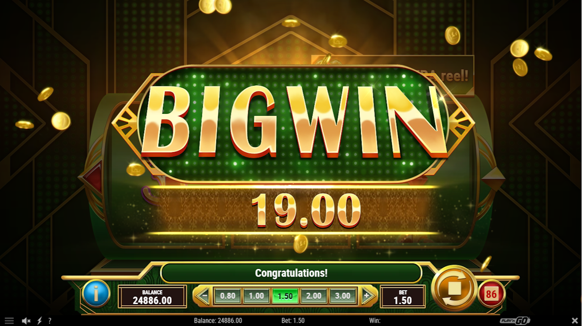 A big win in Cashin’ Joker by Play’n GO
