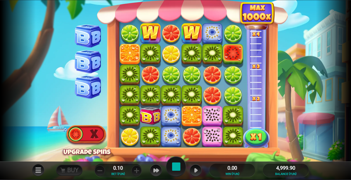 Base game in Jumbo Juicy by Relax Gaming