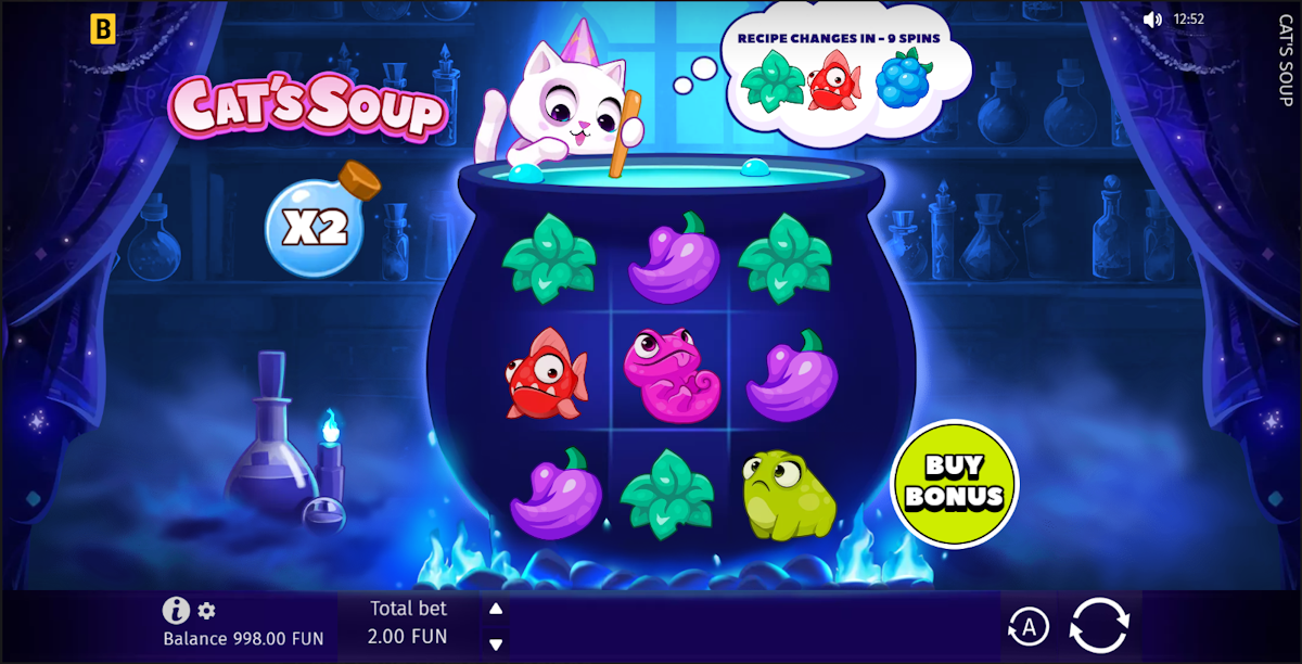 Base game of Cat’s Soup by BGaming