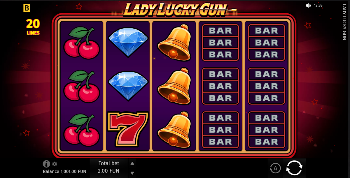 Base game of Lady Lucky Gun by BGaming