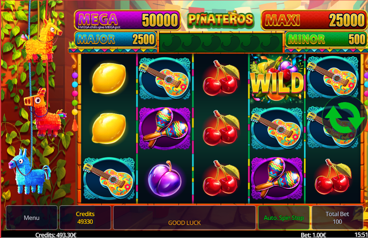 Base game of Piñateros by Swintt