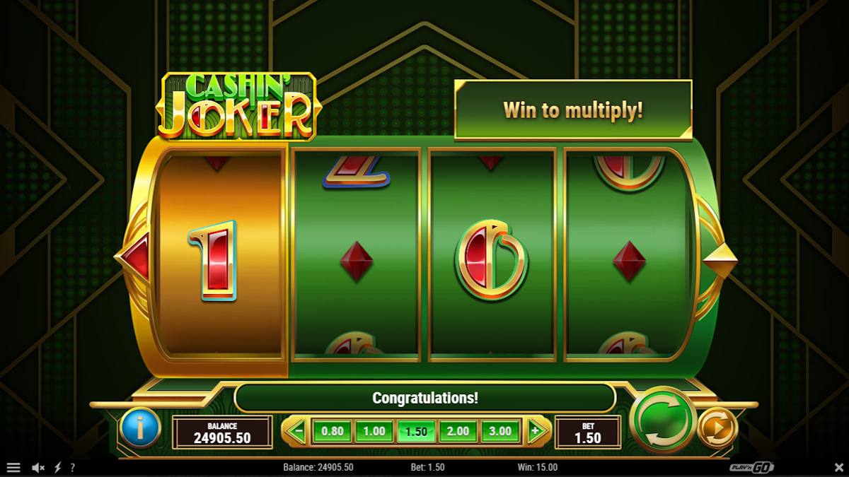 Expanding reel in Cashin’ Joker by Play’n GO