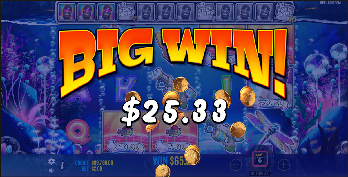 A big win in Big Bass Reel Repeat by Pragmatic Play