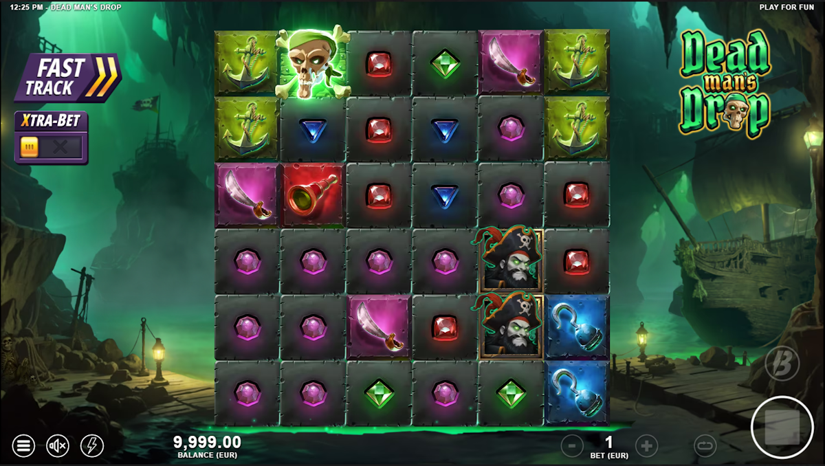 Base game in Dead Man’s Drop by Slotmill