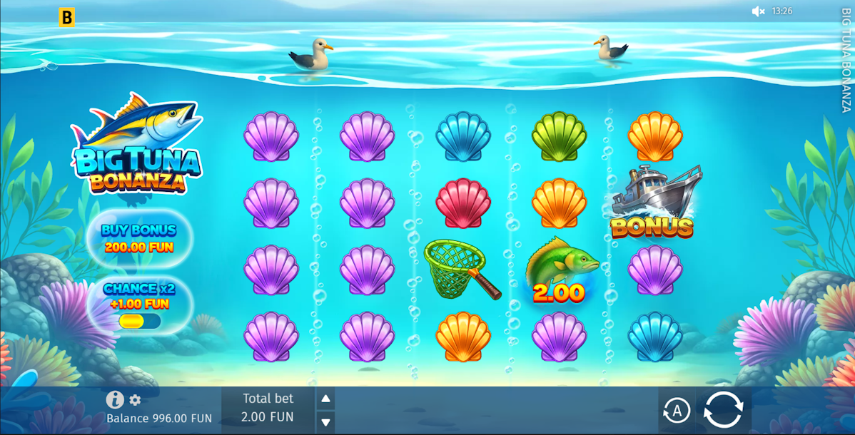Base game of Big Tuna Bonanza by BGaming