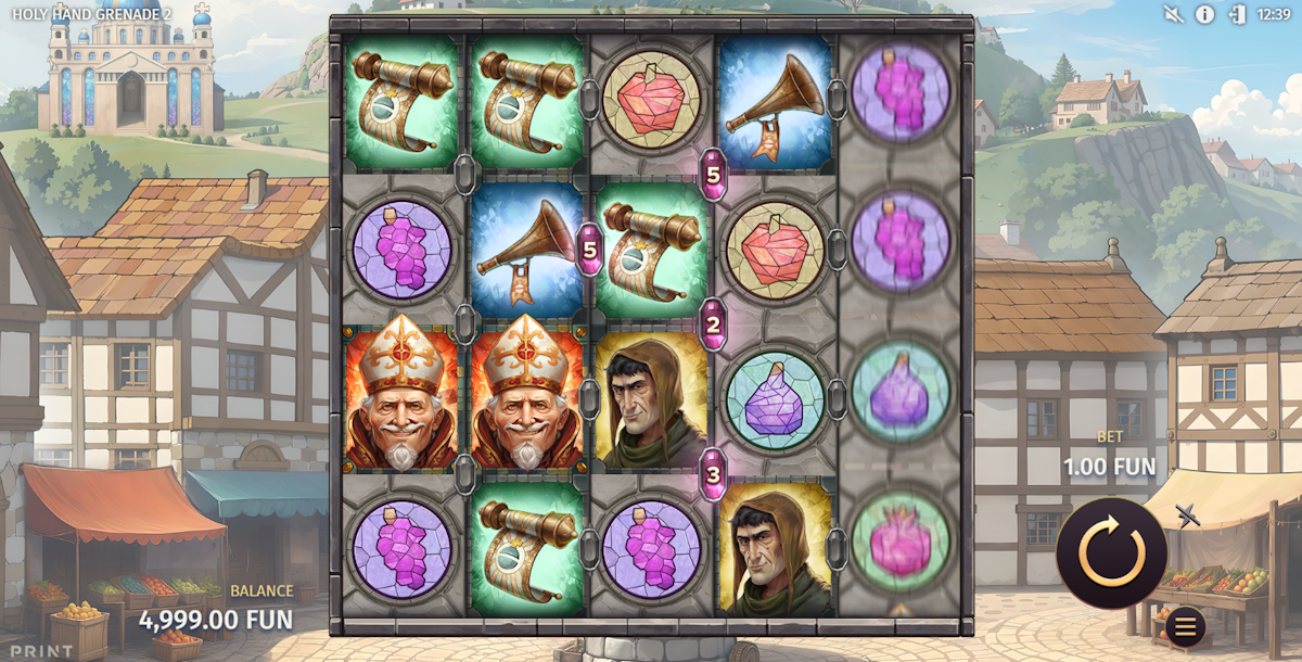 Base game of Holy Hand Grenade 2 by Print Studios