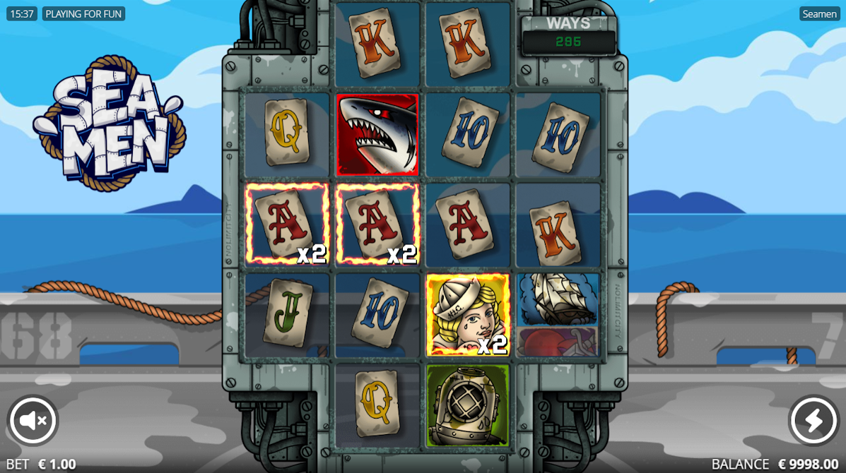 Base game of Seamen by Nolimit City