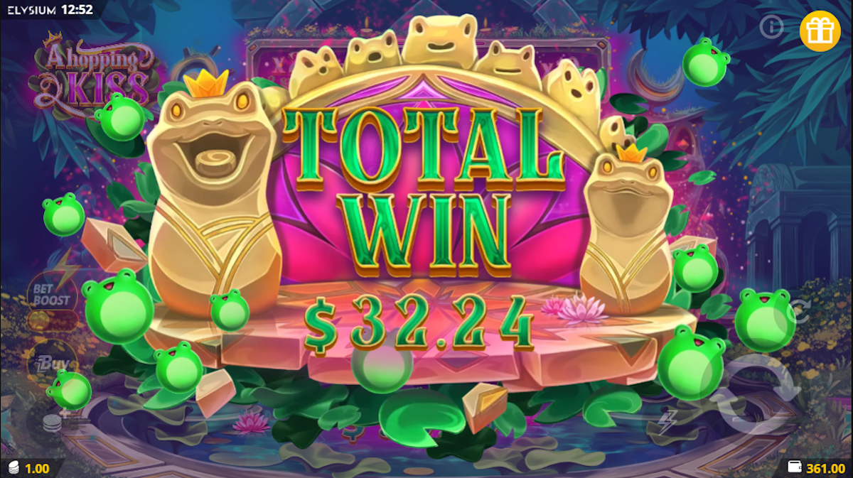 Total win in A Hopping Kiss by Swintt