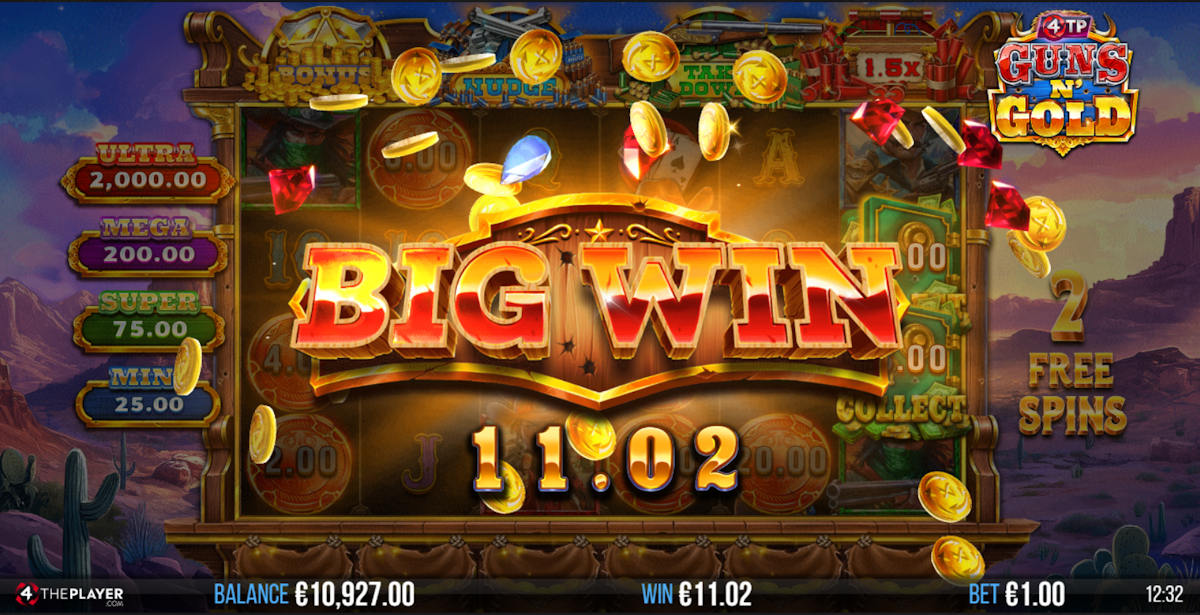 A big win in 4TP Guns N’ Gold by 4ThePlayer