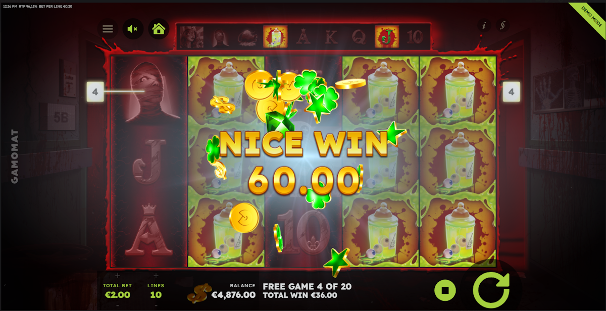 A win in Book of Madness 2 by GAMOMAT
