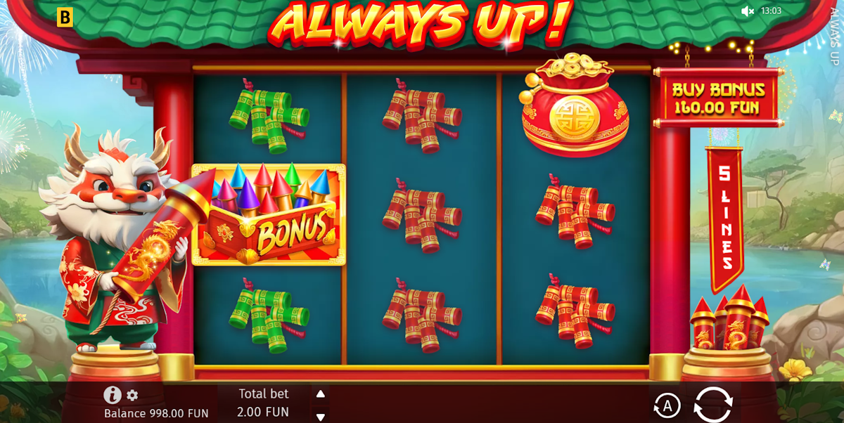 Base game in Always Up! by BGaming