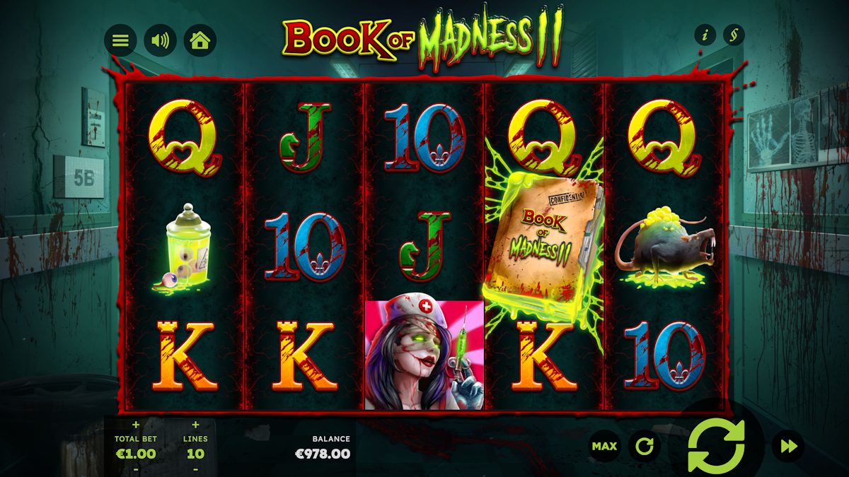 Base game in Book of Madness 2 by GAMOMAT