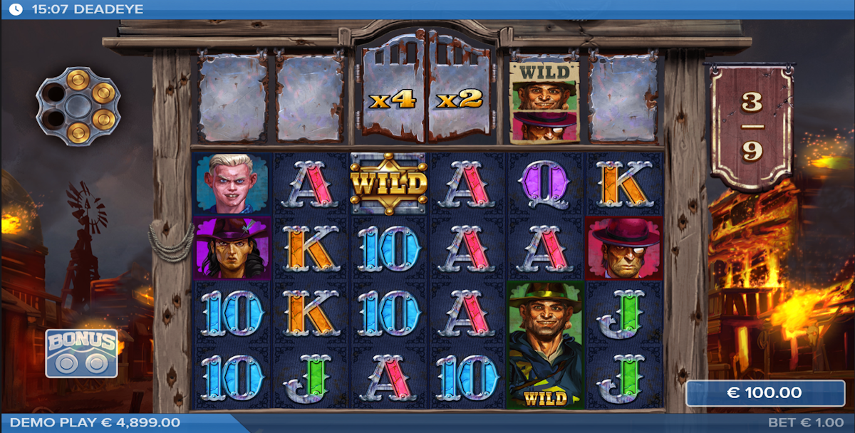 Free spins in Deadeye by ELK Studios