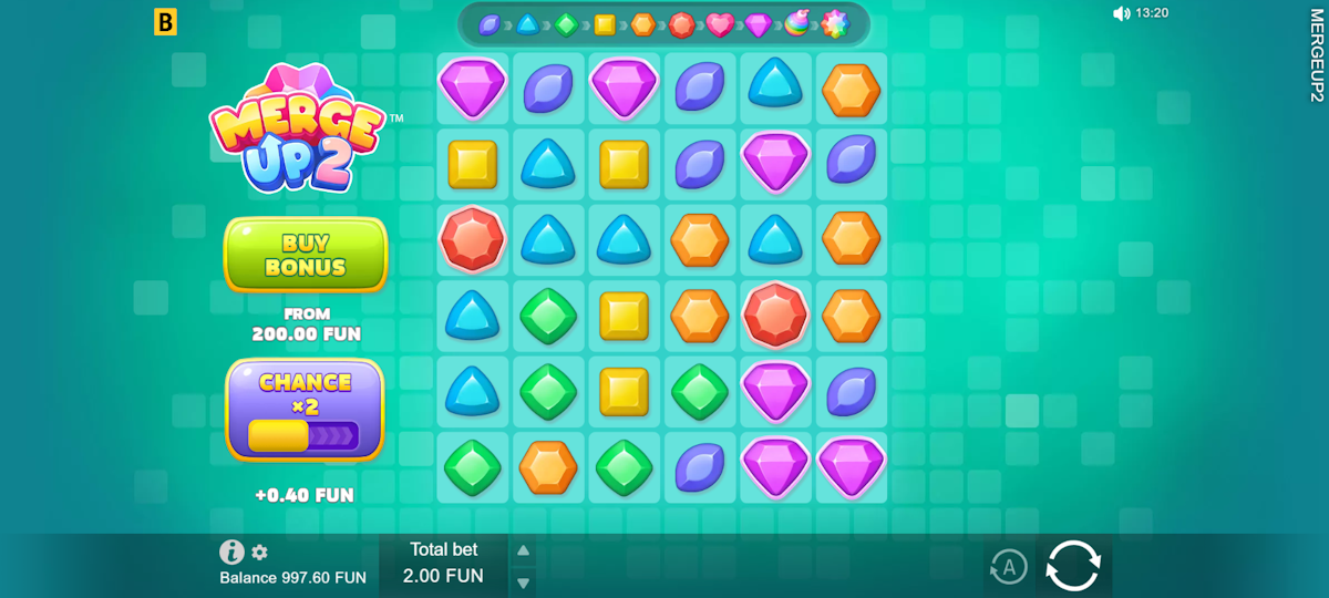 Base game in Merge Up™ 2 by BGaming