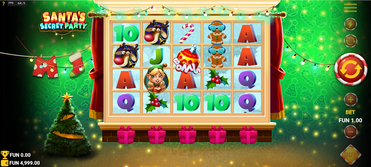 Base game in Santa's Secret Party by Trigger Button