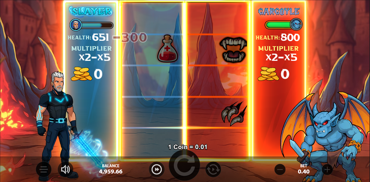 Combat free spins in Soul Slayer by Stakelogic