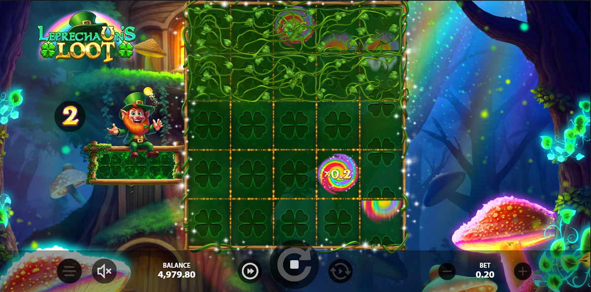 Hold 'n' win bonus round in Leprechaun’s Loot by Stakelogic