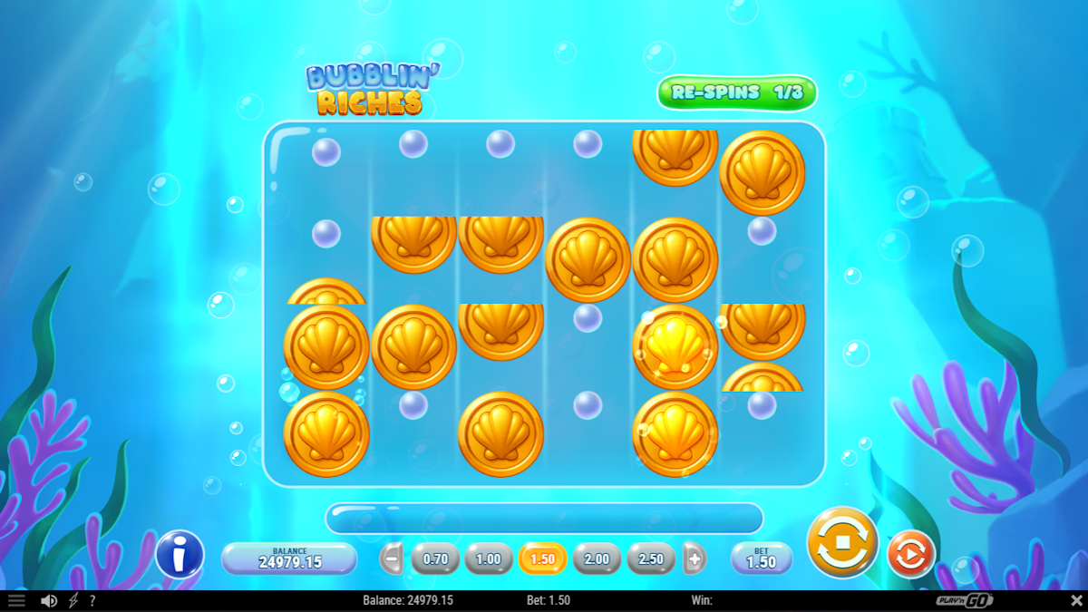 Lock’n gold feature in Bubblin’ Riches by Play'n GO