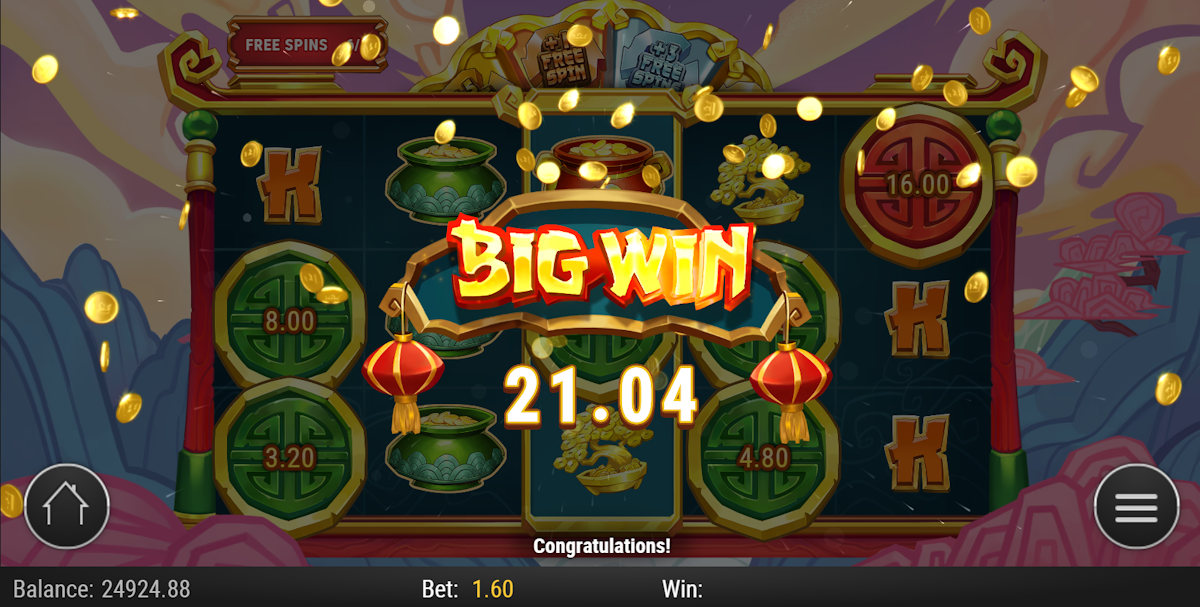 A big win in Rings of Prosperity by Play’n GO