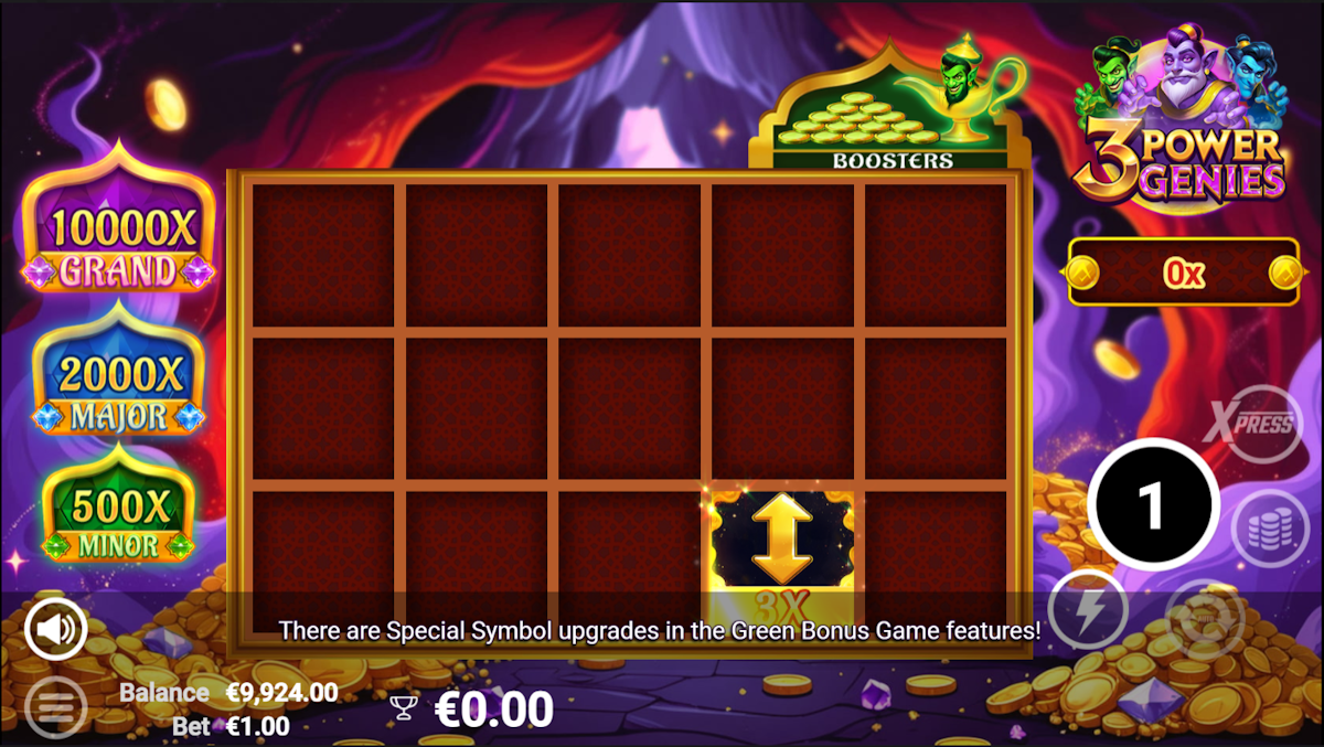 Bonus game in 3 Power Genies by AvatarUX