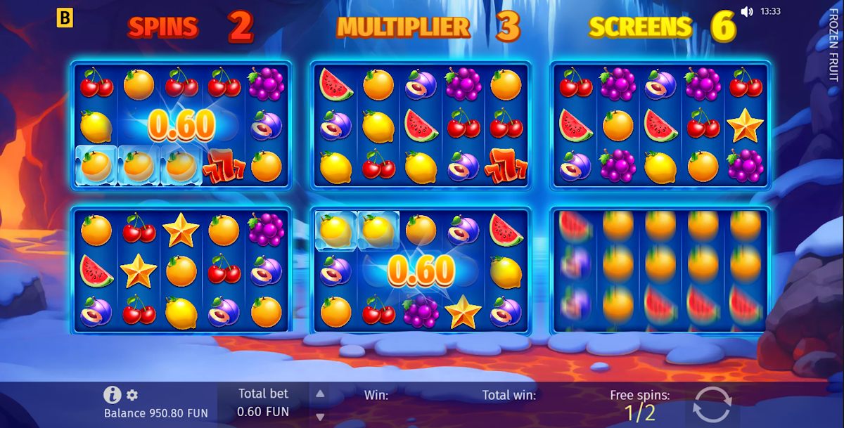 Main bonus game in Frozen Fruit by BGaming