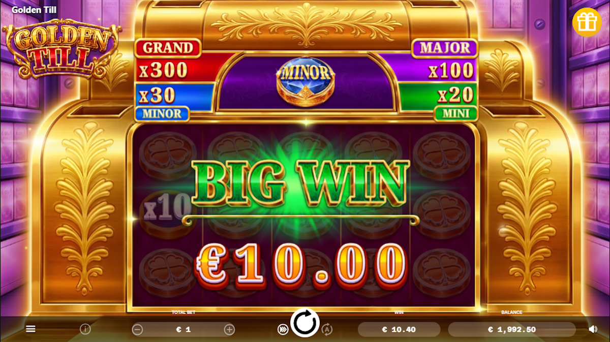 A big win in Golden Till by ELA Games