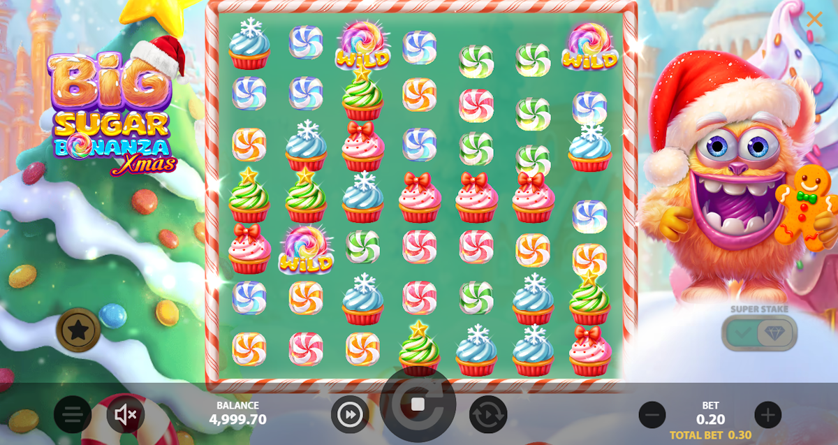 Base game in Big Sugar Bonanza Xmas by Stakelogic